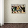 Trademark Fine Art Vintage Apple Collection 'Underground Business' Canvas Art, 16x24 ALI6257-C1624GG